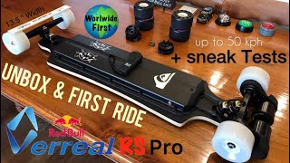 Verreal RS Pro  Unbox amp First Ride  sneak Tests  Andrew Penman EBoard Reviews Vlog No184 [upl. by Brigitte857]