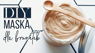 DIY ✦ Maska naturalnie PRZYCIEMNIAJĄCA WŁOSY ✦ Emolientowa  Curly Madeleine [upl. by Laurentium132]