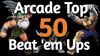 Mame Arcade top 50 Beat em up games  GB [upl. by Ennahoj]