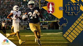 Notre Dame vs Stanford  CFB HIGHLIGHTS  10122024  Notre Dame on NBC Sports [upl. by Kaye946]