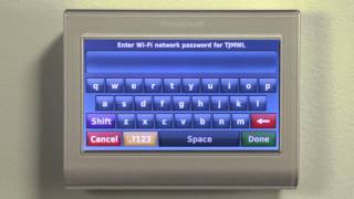 Connect the Honeywell WiFi smart thermostat to your WiFi network with the help of this video [upl. by Colley]
