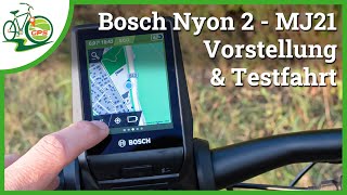 Bosch Nyon 2 MJ21 🚴 Vorstellung 🆕 Erste Navi Testfahrt 🏁 [upl. by Dyun]