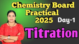 CHEMISTRY BOARD Practical Exam 2025 Class 12 TitrationMohrs salt Vs KMnO4  Day 1 [upl. by Fabien]