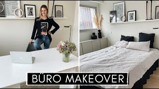 MAKEOVER  Gäste und Arbeitszimmer im selben Raum  DIY Slatwall und Garderobenhaken selber machen [upl. by Adilen897]