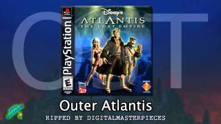 Disneys Atlantis The Lost Empire PS1 Soundtrack  Outer Atlantis Gamerip [upl. by Nathanoj334]