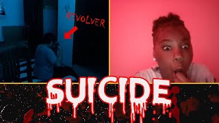 SUICIDE Prank JUMPSCARE On OMEGLE [upl. by Aramas]