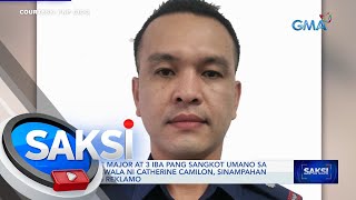 Police major at 3 iba pang sangkot umano sa pagkawala ni Catherine Camilon sinampahan na  Saksi [upl. by Akili]