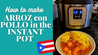 ARROZ CON POLLO in INSTANT POT  RICE WITH CHICKEN IN THE INSTANT POT [upl. by Millda821]