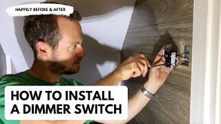 How to Install a Dimmer Switch with 2 Wires [upl. by Ramsa]