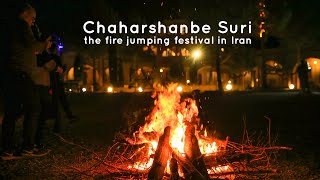 Chaharshanbe Suri the fire jumping festival in Iran [upl. by Hanima]