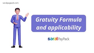 Gratuity formula and applicability [upl. by Adgam]