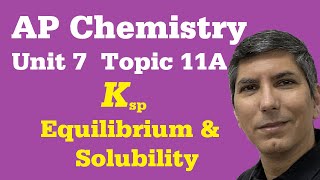 Introduction to Solubility Equilibria  AP Chem Unit 7 Topic 11a apchemistry [upl. by Salamanca998]