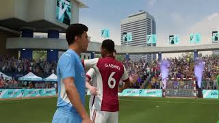 FIFA 22 VS EA FC 24 VOLTA 5v5 ARSENAL VS MANCHESTER CITY SOCCER [upl. by Seluj]