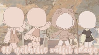 🌼 10 aesthetic outfit ideas gacha club🌼 [upl. by Royal]