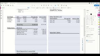 ADP Pay Stub Edit Template  Instant Download  How To [upl. by Langdon690]