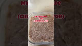 Homemade spam chicken flavor shortvideo [upl. by Isabea]