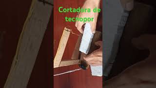 cortadora de tecnopor casero tutorial inventoscaseros [upl. by Rabbaj]