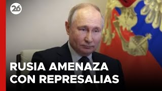 Rusia amenaza con represalias si autorizan a Ucrania a usar armas británicas [upl. by Retxab]