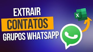 Como Extrair Contatos De Grupos de WhatsApp Grátis SUPER SIMPLES 2022 [upl. by Eleen]