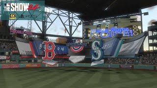 MARINERS Franchise  Red Sox  Mariners Opening Day 4K PS5 No Commentary [upl. by Bremen]