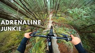 Crazy Speed Down the Gnarliest Mountain Bike Trails [upl. by Guildroy648]