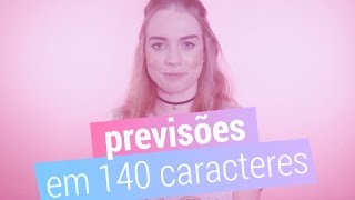 PREVISÕES astrológicas para 2017 em 140 CARACTERES [upl. by Jeniffer536]