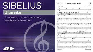 Sibelius Drum Set Notation Roundup 12 3 2020 [upl. by Sitruk321]