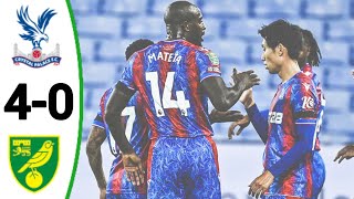 Crystal Palace vs Norwich City 40 JeanPhilippe Mateta Goal Eberechi Eze Goal and Highlights [upl. by Lesser]