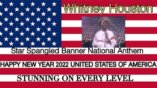 Whitney Houstons Memorable 91 Superbowl National Anthem Uks 2021 Woman Of The Year  Psyche Inc [upl. by Sivrahc]