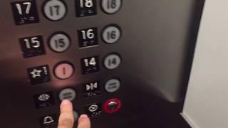 OTIS Traction HighRise Elevators  6300 Wilshire Blvd Tower Los Angeles CA [upl. by Einal]