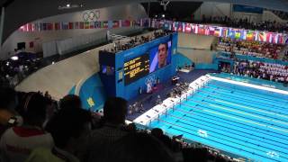 Michael Phelps gold medal ceremony at London 2012 [upl. by Byrne869]