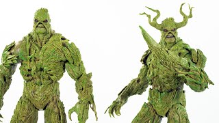 DC Multiverse Swamp Thing New 52 amp Rebirth GameStop amp Regular McFarlaneToys Action Figure Review [upl. by Uella528]