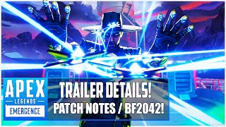 Apex Legends Emergence  Seer Trailer Details  Arenas Patch Notes  BF2042 Reveal  Portal [upl. by Halyk]