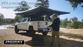 Freespirit Recreation 270 Awning and Annex Walkthrough [upl. by Lowell602]