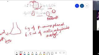 Synthesis of paracetamol from pamino phenol [upl. by Arette]