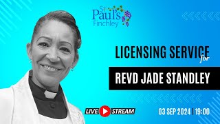 Licensing Service for Revd Jade Standley [upl. by Kendry659]