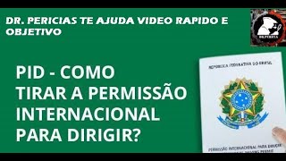 HABILITAÇÃO INTERNACIONAL PARA DIRIGIR DETRAN RJ [upl. by Erbua]