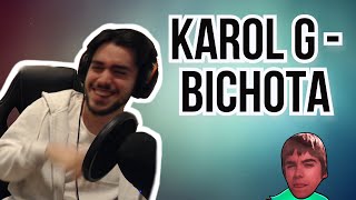 REACCIÓN A  KAROL G  BICHOTA OFFICIAL VIDEO [upl. by Gluck]