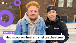 Schaatsster Femke Kok over wereldkampioen worden en Fries praten [upl. by Annirtak437]