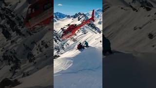 Helicopter Snowboarding Andes Mountain Chile August 2024 helicopter snowboarding chile [upl. by Welch]