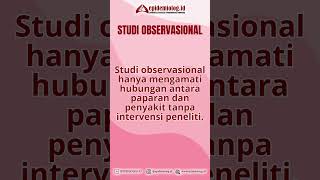 Studi Observasional [upl. by Marcell]