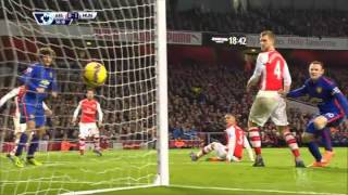 All Goals amp Highlights Premier League Arsenal vs Manchester United 12 [upl. by Dobrinsky]