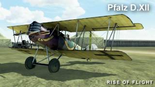 Pfalz DXII demo flight in quotRise Of Flightquot [upl. by Oirogerg]