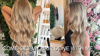 GET MY HAIR DONE WITH ME👱🏼‍♀️  All the info on my hair amp what I get  Lucinda Strafford [upl. by Lua]