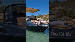 Swan Luxury boat rentals Vourvourou Halkidiki [upl. by Eiggam673]