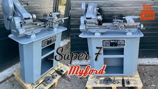 Myfors Super 7 Perfect Condition Lathe Drehmaschine [upl. by Crin761]