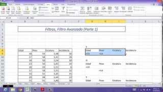 S1T10P2 Excel Filtros Autofiltro y Filtro Avanzado [upl. by Fae]