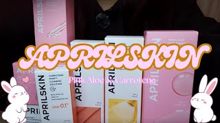 APRILSKIN PR  aprilskin pink aloe ans carotene lines [upl. by Hendricks]