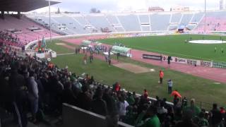 Raja Vs Berkane تحية بين الجماهير الرجاوية والبركانية [upl. by Varden]