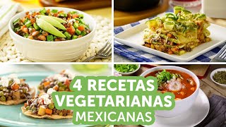 4 recetas vegetarianas mexicanas  Kiwilimón [upl. by Leschen575]